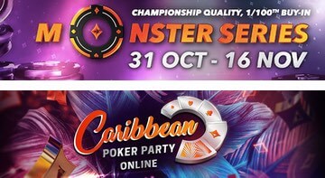 Monster Series och Caribbean Poker Party Online