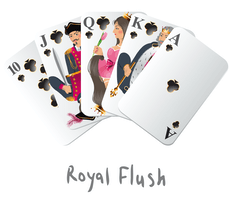 Royal Flush - bäst av alla poker händer