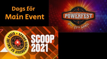 Dags för Main Event i Powerfest och SCOOP