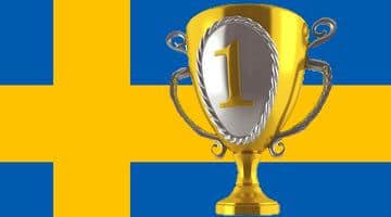 Pokal symboliserar vinst I live-SM i poker 2021