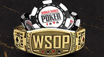 Guldarmband och pokermarker i WSOP