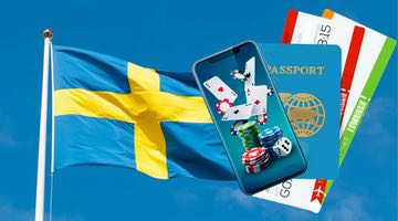 Svenska flaggan och Coolbet Passport för den som vill kvala till live-SM 2022. 