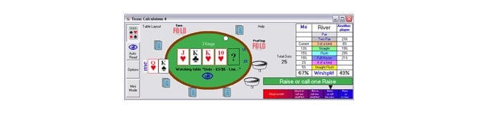 Texas Calculatem - poker kalkylator