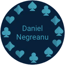 Spelmarker med texten Daniel Negreanu