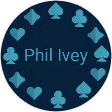 Pokermarker med texten Phil Ivey