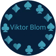 Spelmarker med texten Viktor Blom