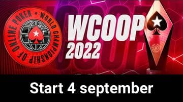 Logga WCOOP och texten WCOOP 2022 + start 4 september