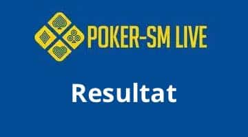 Logga Poker-SM live och texten "Resultat"