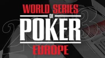 Loggan för WSOPE, World Series of Poker