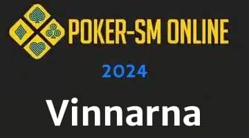 Svart bild där man ser loggan för Svenska Pokerförbundets pooker-sm online samt årtalet 2024. Längs ner i bilden står det "vinnarna" i bilden