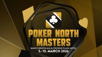 Reklambild med information om Poker North Masters 2026