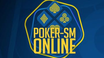 Banner för Poker-SM online 2026 hos Coolbet. I bilden syns SM-loggan och texten Poker-SM online mot blå bakgrund.