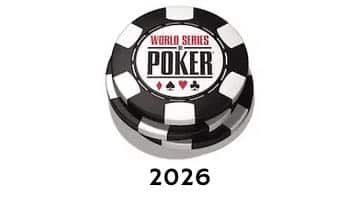 Loggan för WSOP. Under loggan står det 2026.