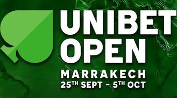 Unibet Open Marrakech med turneringens logotyp och datumen 25 september–5 oktober
